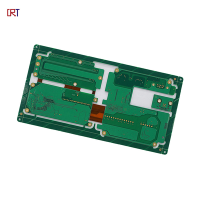 OEM 2 Layer Rigid Flex PCB Design Service Green Solder Mask